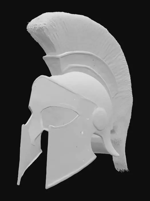 3D model for Aztec-Spartan Warrior Helmet
