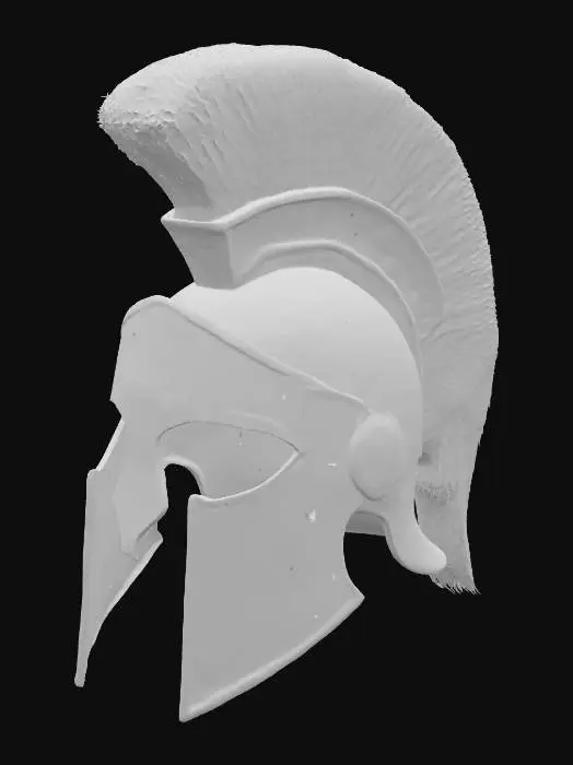 3D model for Aztec-Spartan Warrior Helmet