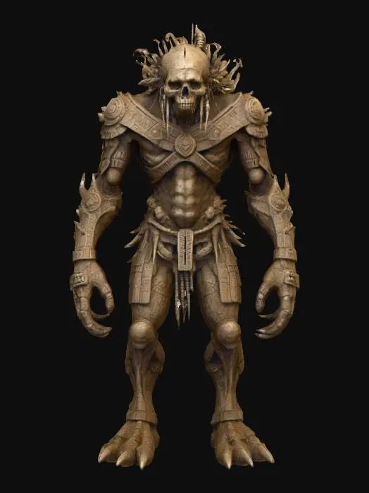 3D model for Stone Guardian