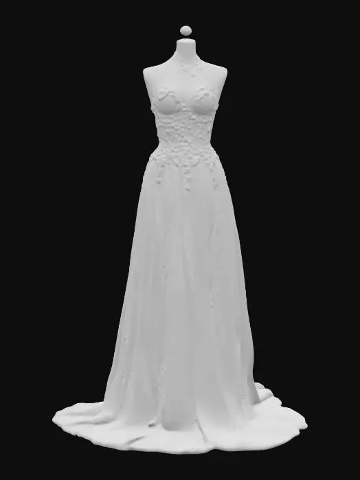 3D model for Lotus Sunrise Dress