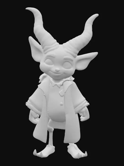 3D model for low poly harry potter like imp