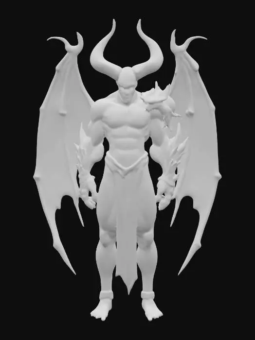 3D model for low poly quake 2 like imp