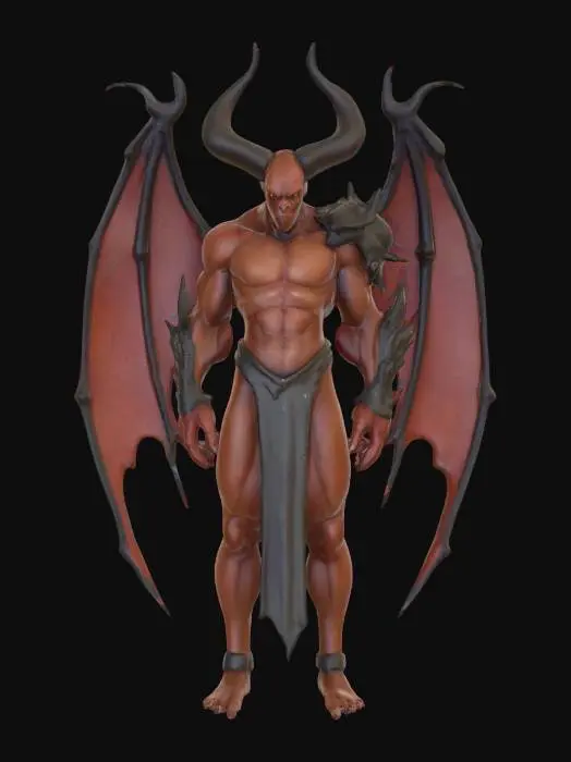 3D model for low poly quake 2 like imp