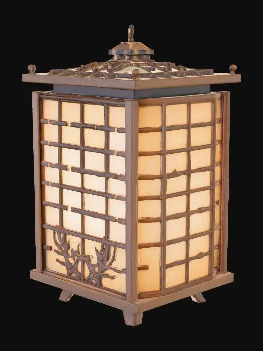 3D model for Shoji lamp #PBR#