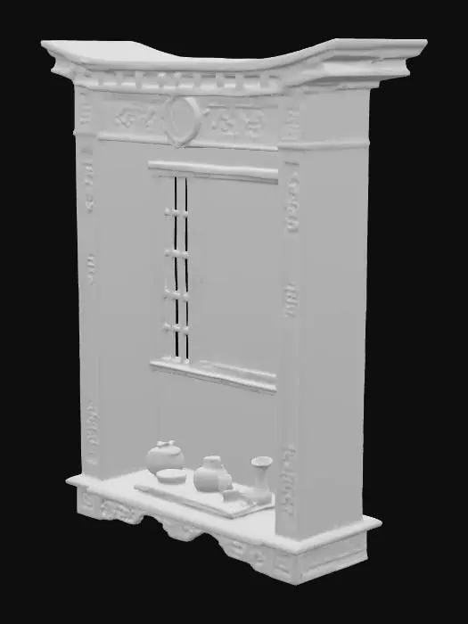 3D model for Tokonoma alcove #PBR#