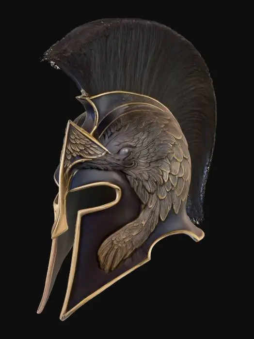 3D model for Aegis Raven Helm, #PBR#,