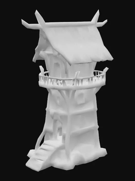 3D model for Viking RTS Building
Watchtower – wooden tower