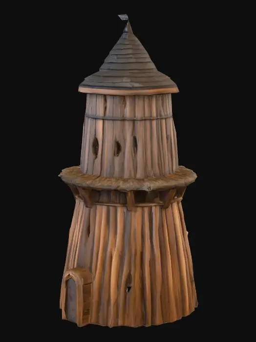 3D model for Viking RTS Building
Watchtower – wooden tower