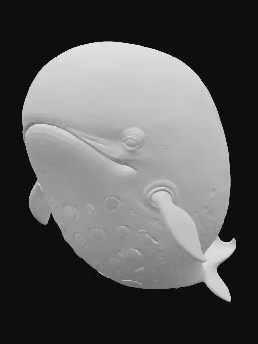 3D model for Watermelon Whale