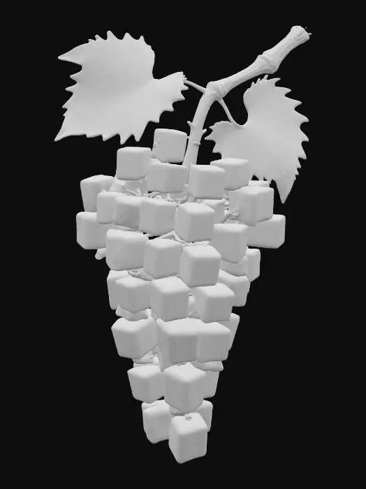 3D model for Cubist Grapes