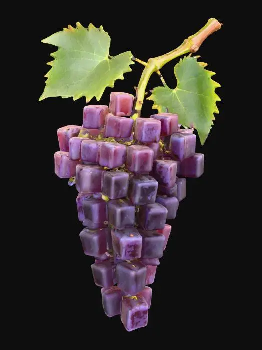 3D model for Cubist Grapes