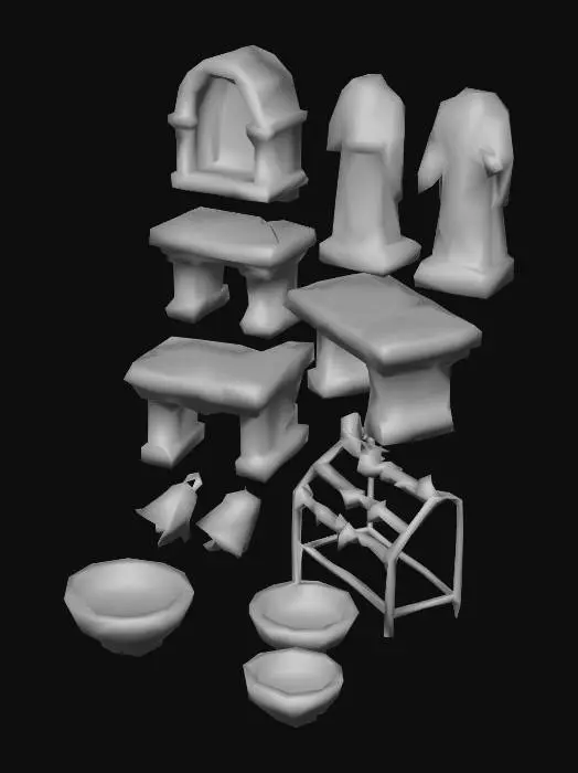 3D model for Monastic Relics Collection