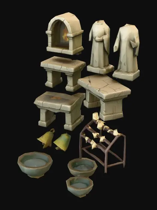 3D model for Monastic Relics Collection