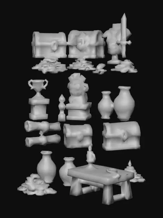 3D model for Treasure Hoard Collection