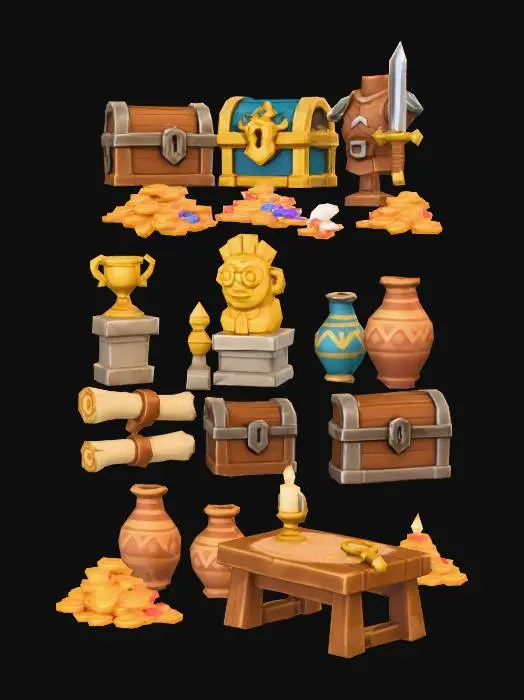 3D model for Treasure Hoard Collection