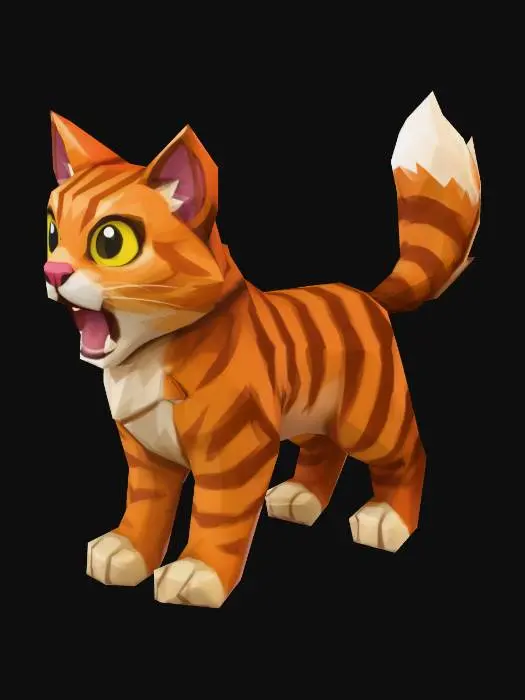 3D model for cat