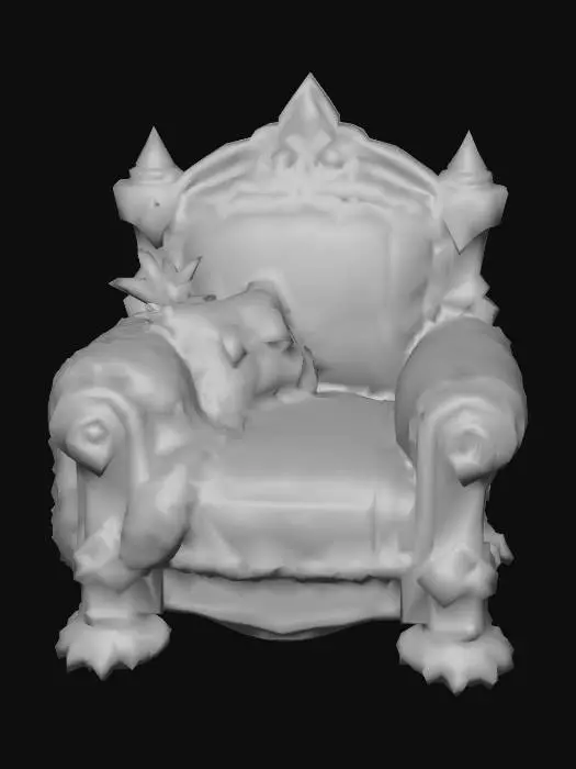 3D model for Fantasy Armchair Design
, #Christmas2025#