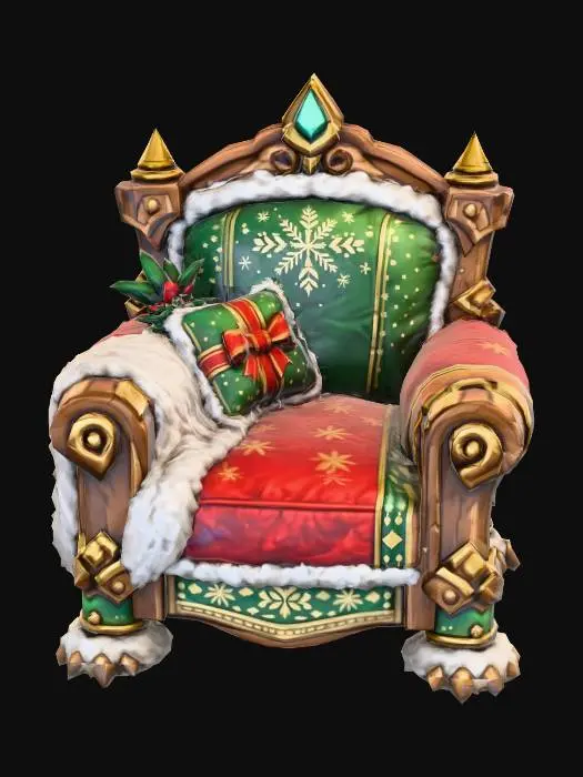 3D model for Fantasy Armchair Design
, #Christmas2025#