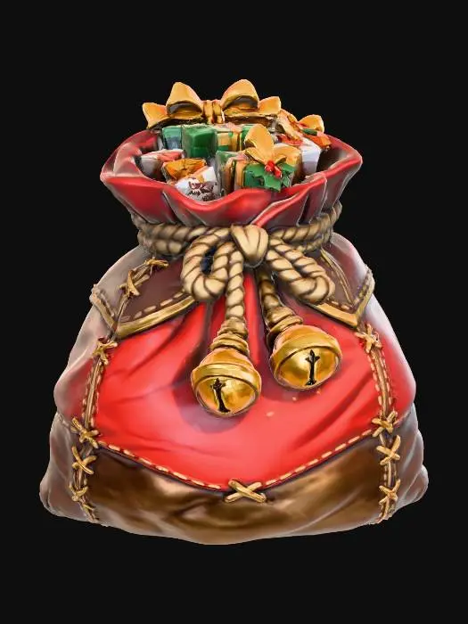 3D model for Santa's Gift Sack, #Christmas2025#