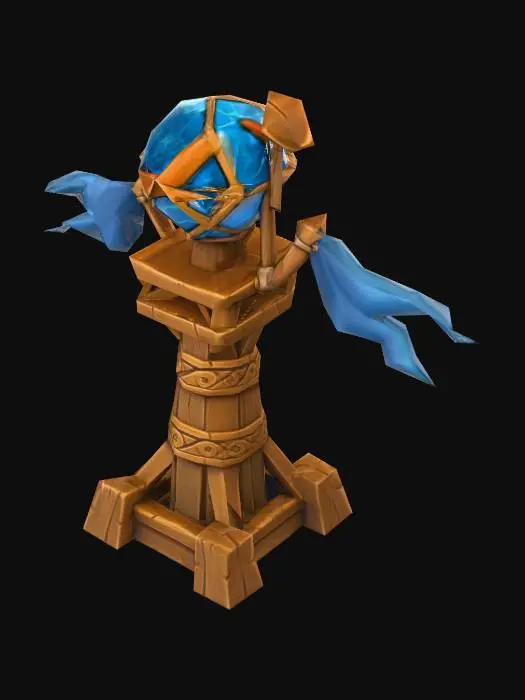 3D model for Stormcaller Tower (Tier III) Crownguard (Medieval Humans)