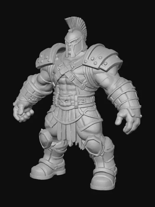 3D model for 7.King Leonidas (Strength Hero unit) Spartans (Elite Ancient Warriors)