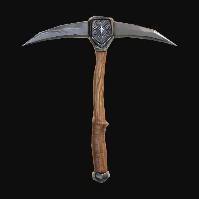 3D model for iron Pickaxe