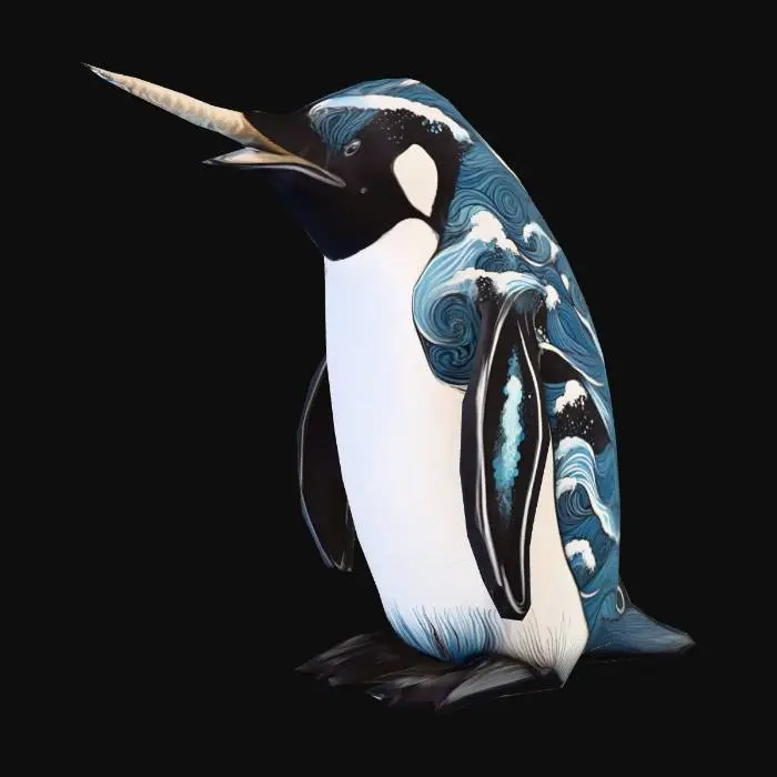 3D model for Wavecrest Narwhal Penguin