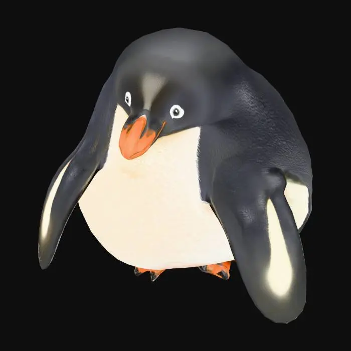3D model for fat Penguin