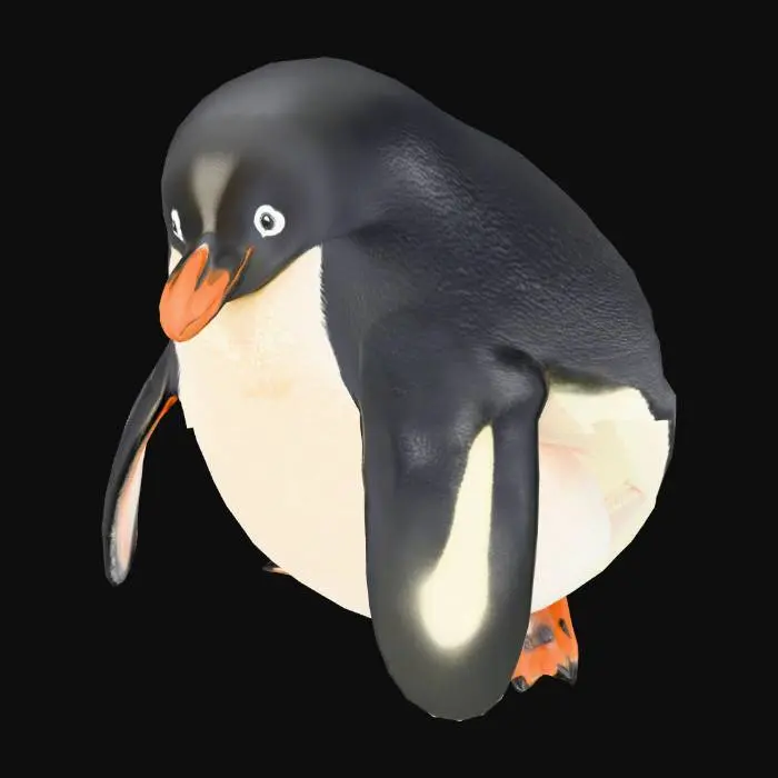 3D model for fat Penguin
