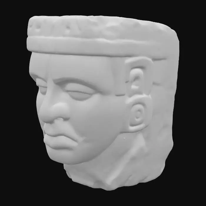 3D model for Olmec Stone Sentinel