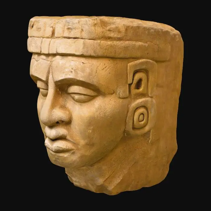 3D model for Olmec Stone Sentinel