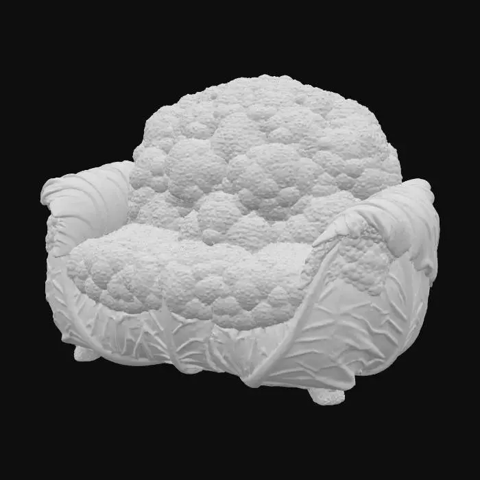 3D model for Cauliflower Couch, #food#