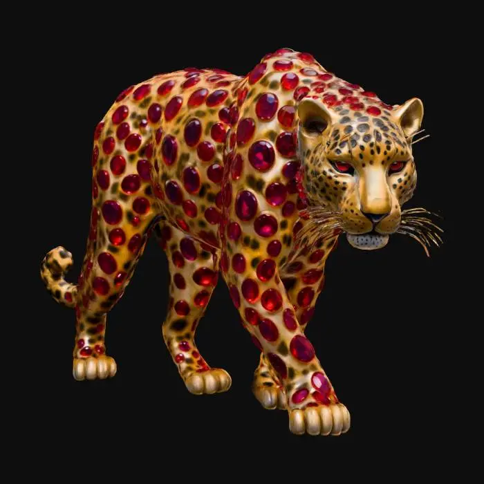 3D model for Glamour Prowl,rubies