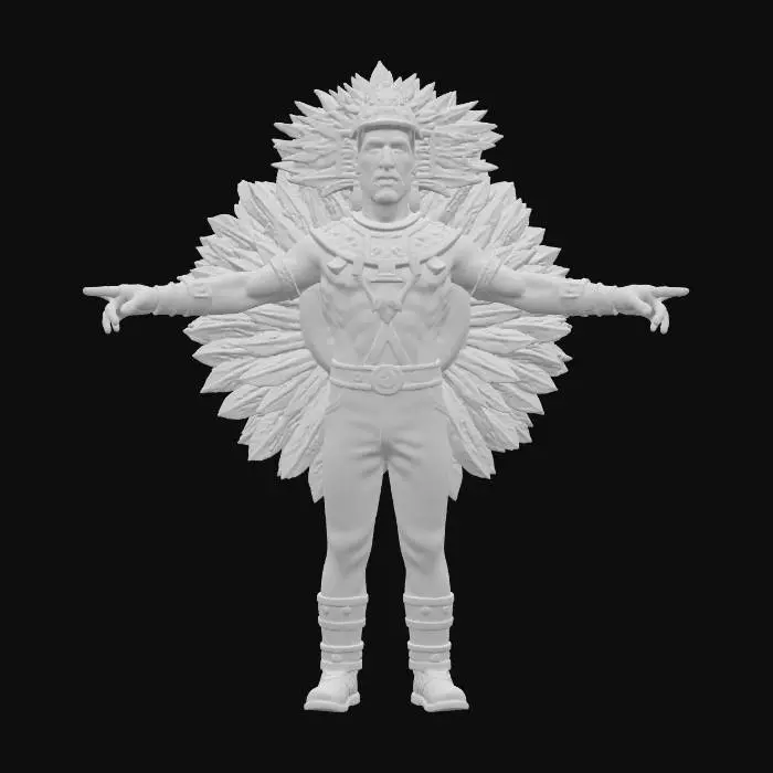 3D model for Aztec Leader