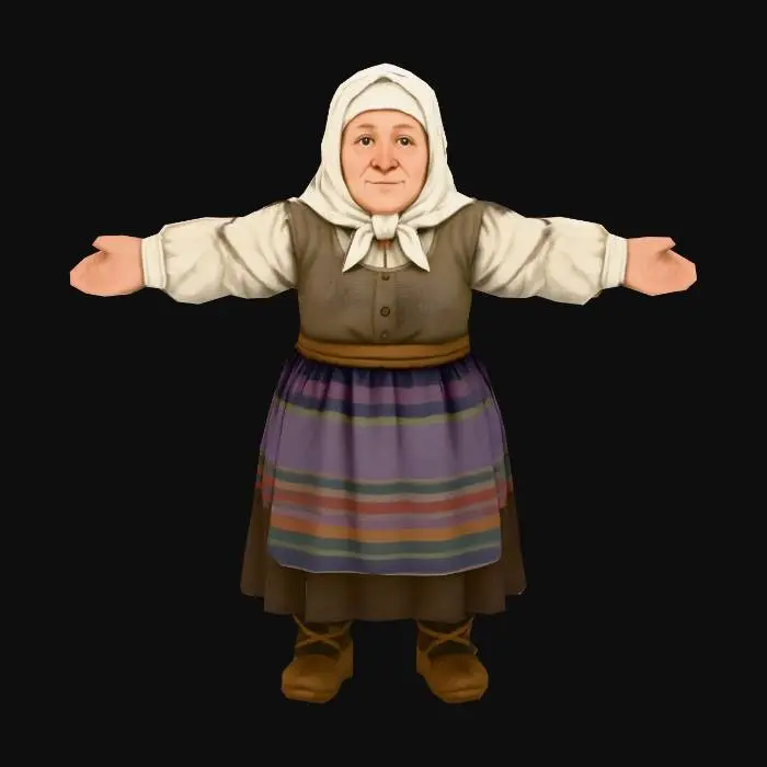 3D model for Village Matriarch