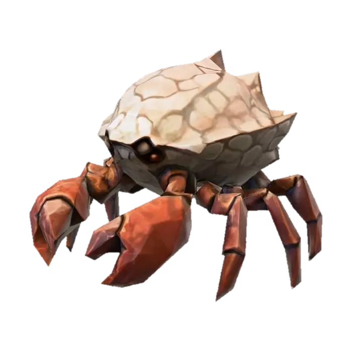 Crab Golem by ProteinPenguin — made with Meshy AI 3D generator, free FBX OBJ GLB STL download