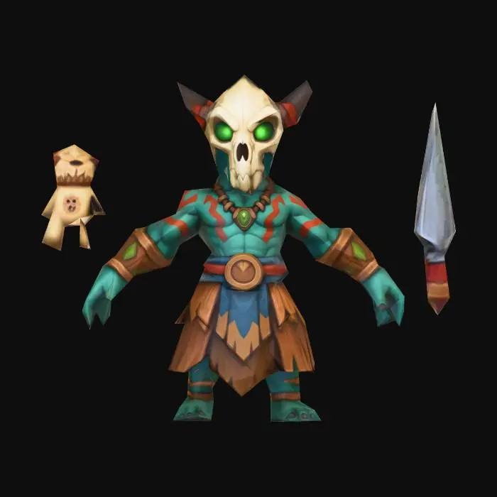 3D model for Voodoo(mage)