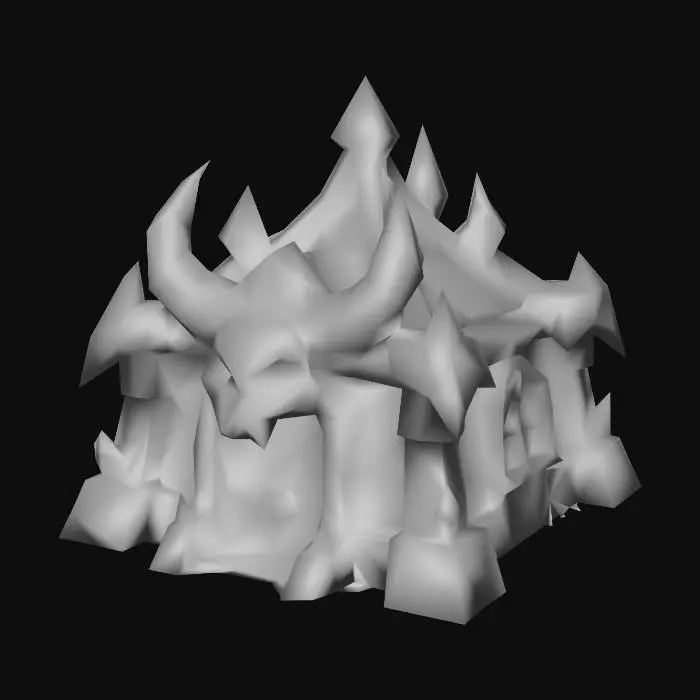 3D model for (BARRACKS)2. Embermaw Kennel (Tier II) Demons (Infernal)