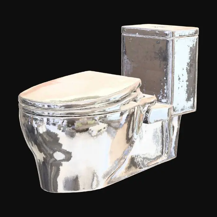 3D model for Minimalist Porcelain Throne