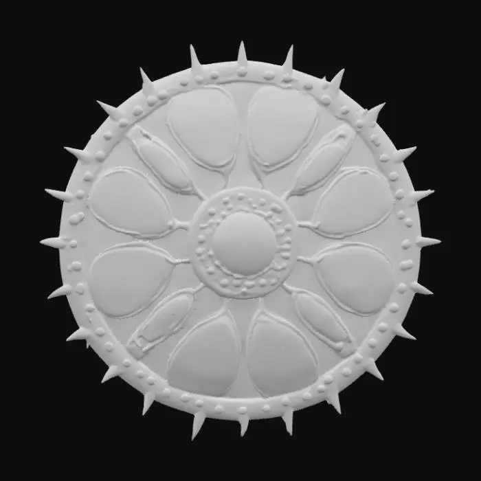 3D model for Escudo hecho de corazas de Escarabajo Hércules, realista, escudo de insecto

