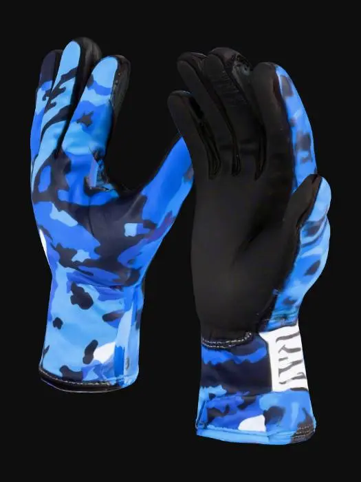 3D model for Diving Gloves Blue Camo