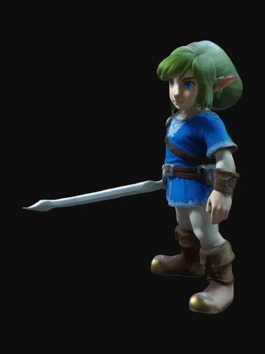 3D model for lynk from zelda, ultra-realistic