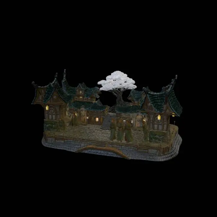 3D model for Moonlit Village of the Whispering Oaks