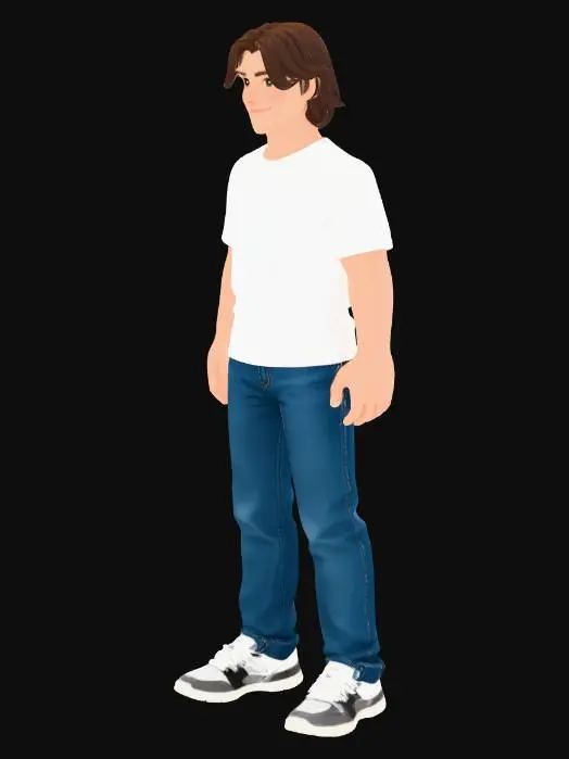 3D model for MaleCharacterCasualAttire
