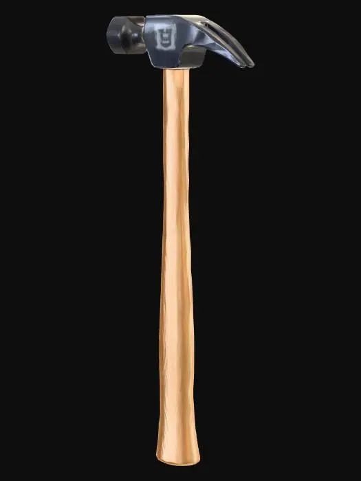 3D model for Realistic household prop for VR game. Simple, clean shapes, no logos or text. Readable at a glance, slightly stylized realism. Correct real-world scale (cm). Game-ready low/medium poly, clean topology, no micro-geometry. UV unwrapped, consistent texel density. PBR workflow (BaseColor, Normal, Roughness, Metallic, AO). Pivot placed for natural interaction (floor or hinge). Designed for construction gameplay clarity.


Classic claw hammer, metal head, simple handle.