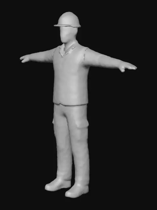 3D model for High-Visibility Construction Worker