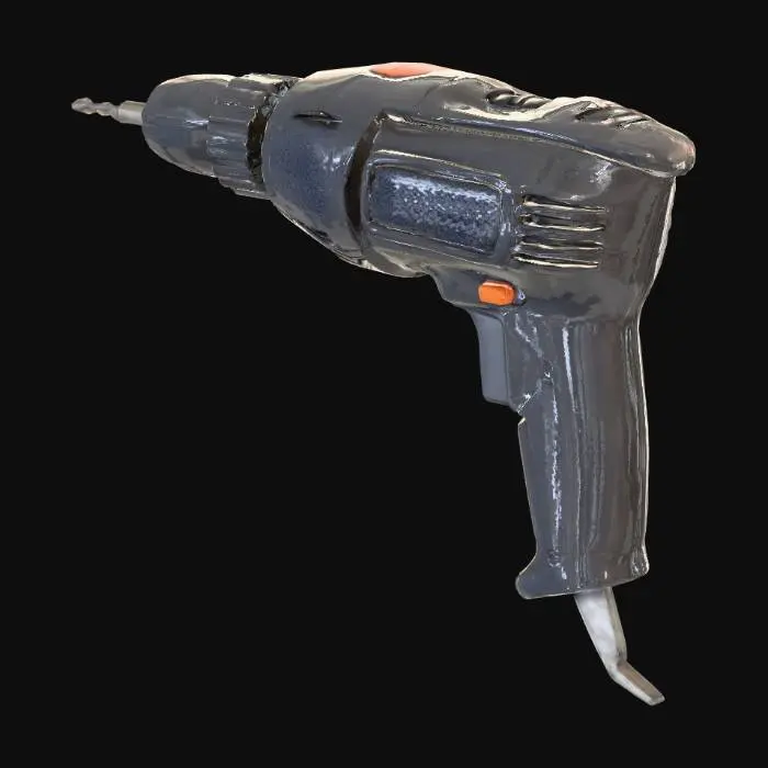 3D model for Realistic household prop for VR game. Simple, clean shapes, no logos or text. Readable at a glance, slightly stylized realism. Correct real-world scale (cm). Game-ready low/medium poly, clean topology, no micro-geometry. UV unwrapped, consistent texel density. PBR workflow (BaseColor, Normal, Roughness, Metallic, AO). Pivot placed for natural interaction (floor or hinge). Designed for construction gameplay clarity.


Cordless drill, compact body, simple buttons, bit as separate mesh.