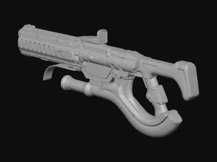 3D model for Futuristic Energy Rifle