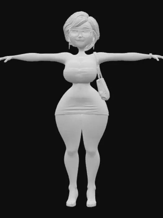 3D model for Stylish Animation Form