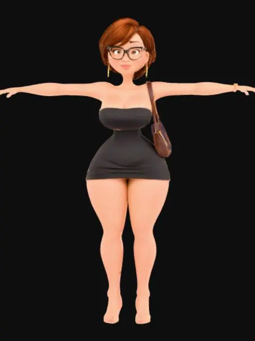 3D model for Stylish Animation Form